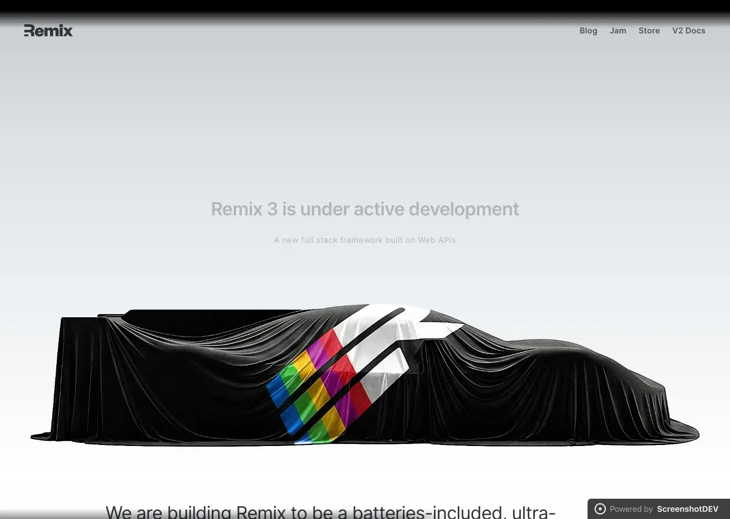 Screenshot of remix.run